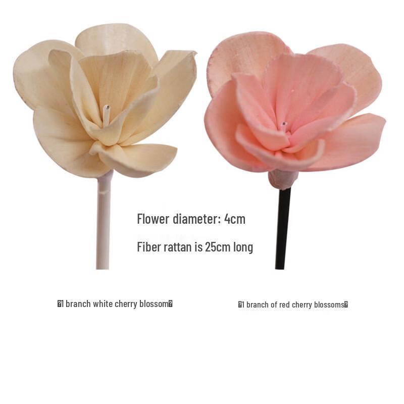 YUELIGPIN DIY Pink Cherry Blossom Aroma Diffuser Stick Set
