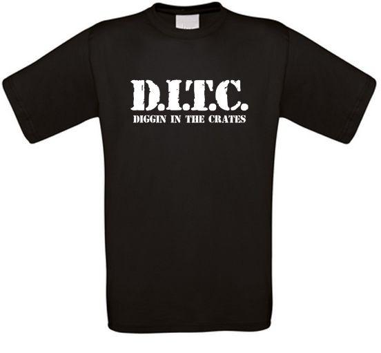 D. I. T.C.Diggin IN The Crates Rap Hip Hop T-Shirt M