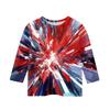 Children's Fashion Printed Round Neck Three-quarter Sleeve Top Casual T-shirt