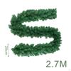 8.8 ft Christmas Garland Artificial Ivy Non Lit Greenery Hanging Xmas Decor for Railing