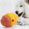 Leak Proof Pinecone Shape Dog Toy Bite Resistant Pet Slow Food Bowl Feeding Dog Toy  Outdoor
