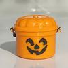 3/7Pcs Mini Pumpkin Bucket Striking Nostalgic Design Weird Atmosphere Spooky Mini Pumpkin Bucket Ornament