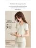 Elegant Women's Professional Summer Suit Set: Short-Sleeved Skirt Suit for Salon and Hotel Reception