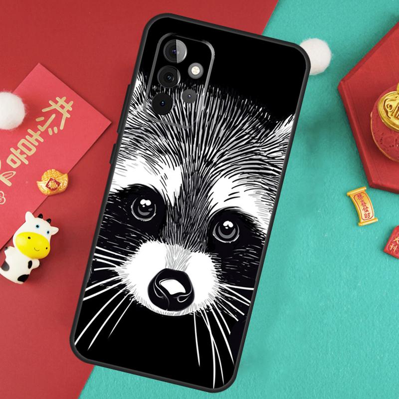 Animal Raccoon Fox Case For Samsung Galaxy A55 A35 A25 A15 A14 A34 A54 A53 A33 A23 A13 A12 A52 A51 A32 Cover