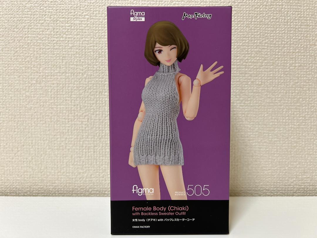 

[Б/У] figma женское тело Чиаки в наряде свитером с открытой спиной