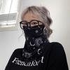 Punk Hip Hop Style Sunscreen Mask, UV Protection Face & Neck Cover, Fashionable Summer Bandana Scarf for Adults