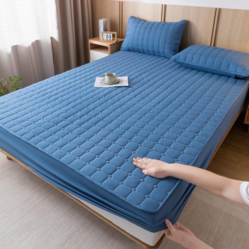 Customized Padded Mattress Three-piece Set Factory OEM Bed Cover All-inclusive Thickened Mattress Protective Cover