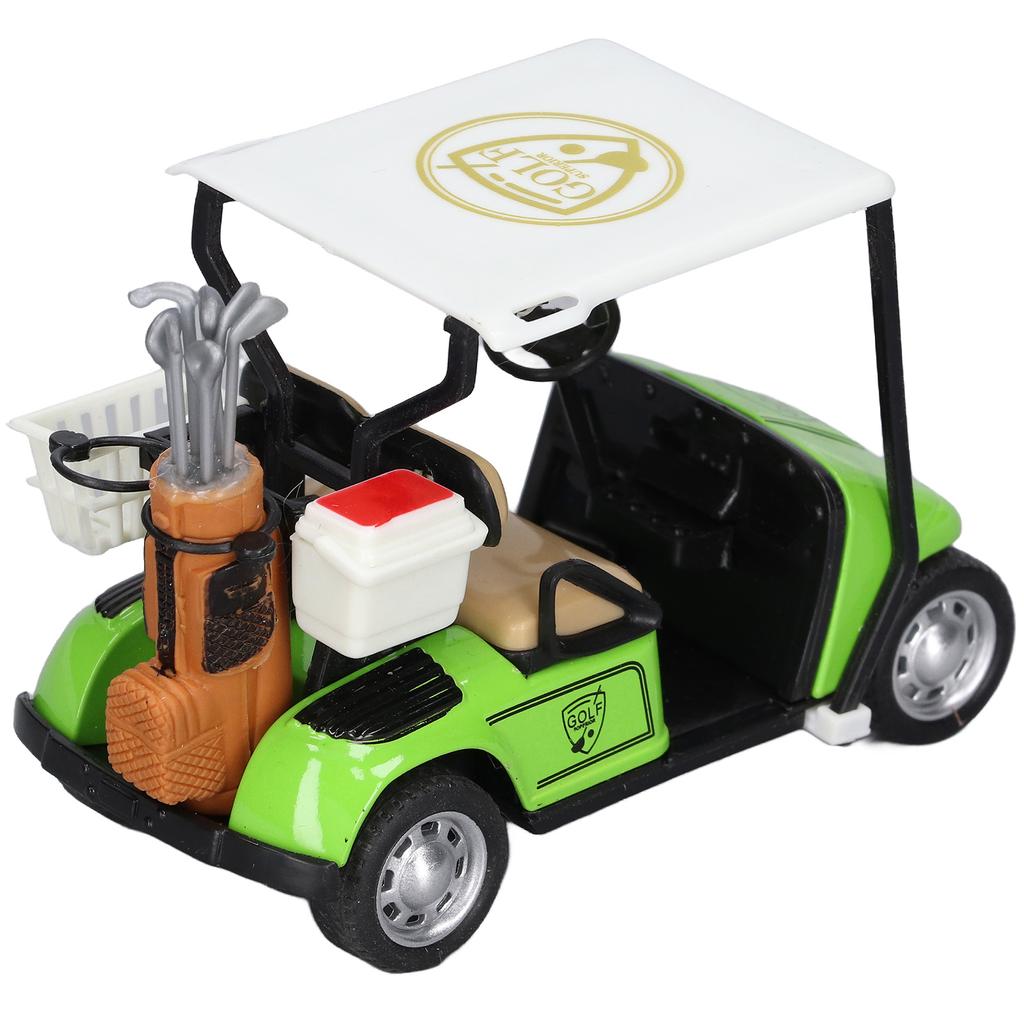 1:36 Alloy Action Cart Model Simulated Pull Back Car Toy Decoration Holiday Gift for ChildrenGreen