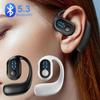 Bluetooth 5.3 Headphone Signle Digital Display Sports Headset Wireless Ear Hook Earphone HiFi Stereo Noise Reduction Earbud