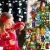Dragon Advent Calendar 24 Unique 2D Acrylic Dragon Baby Pendants Christmas Tree Dinosaur Pendant Dragon Figure Ornaments