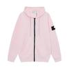 STON Basic Solid Color Compass Patch Fleece Hoodie Long Sleeve Pullover Sweatshirt for Men Women