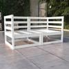 2-seater Garden Sofa  Solid Pine Wood