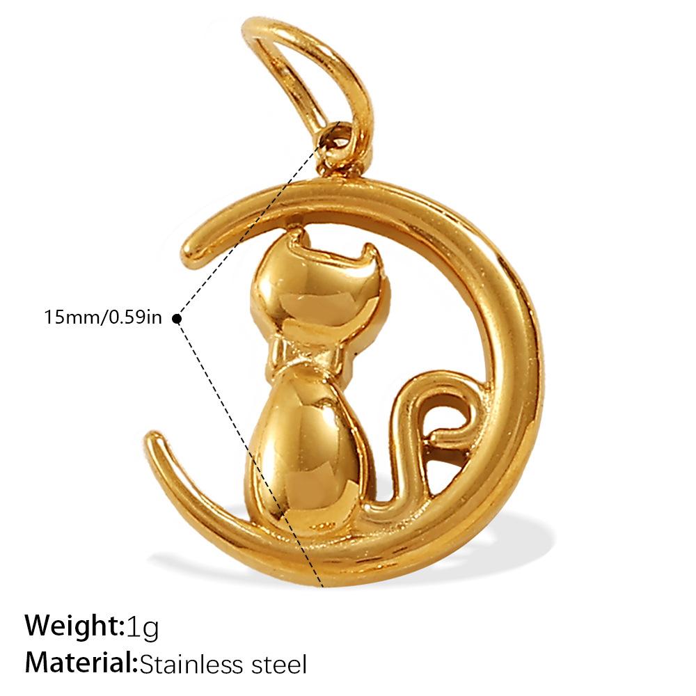 Exquisite and compact DIY mini bag pendant accessories stainless steel plated 18K gold daily versatile pendant accessories