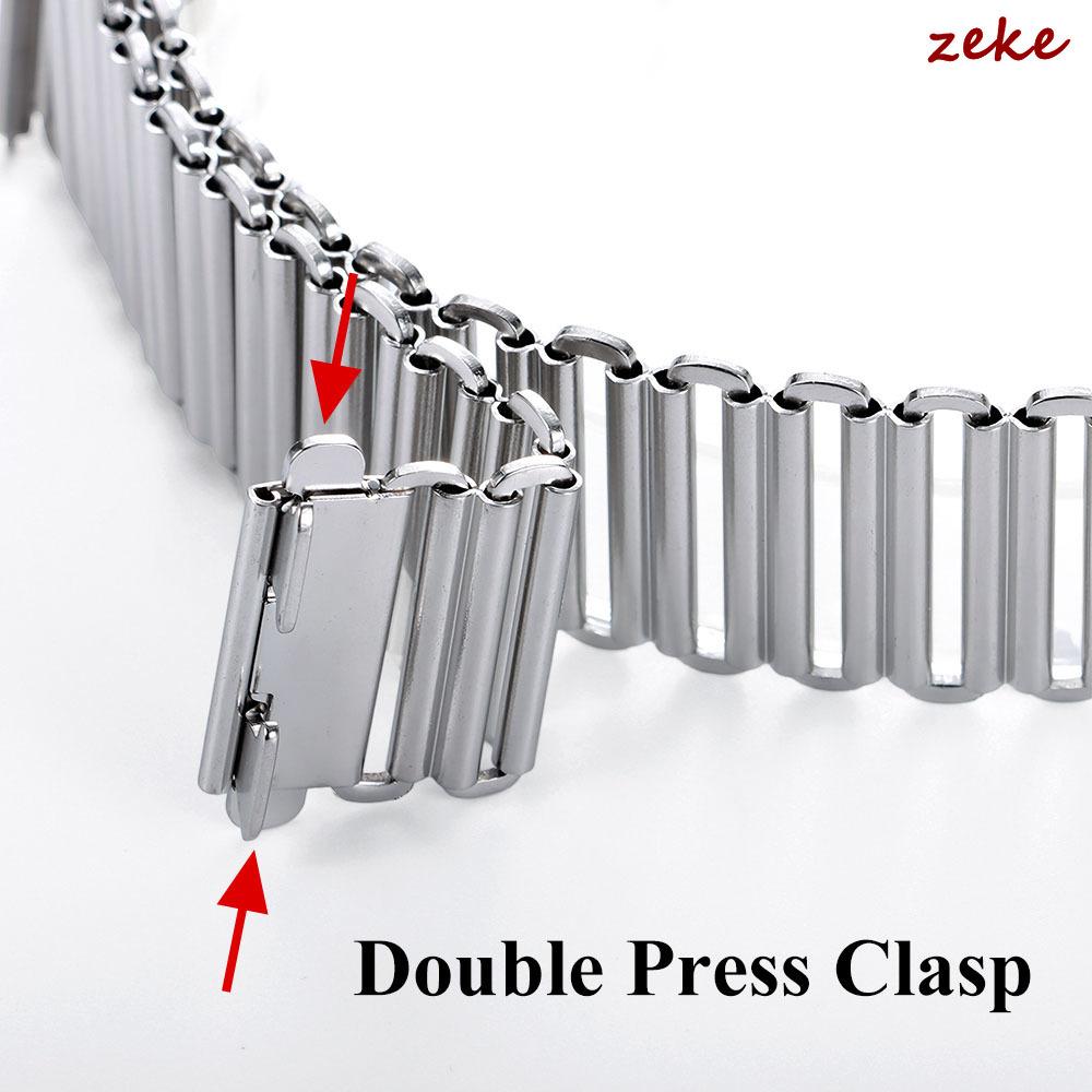 Bracelet de Montre Premium en Acier Inoxydable Métal Respirant Bonklip 20mm 22mm Bracelet à Libération Rapide Bracelet Métal pour Homme