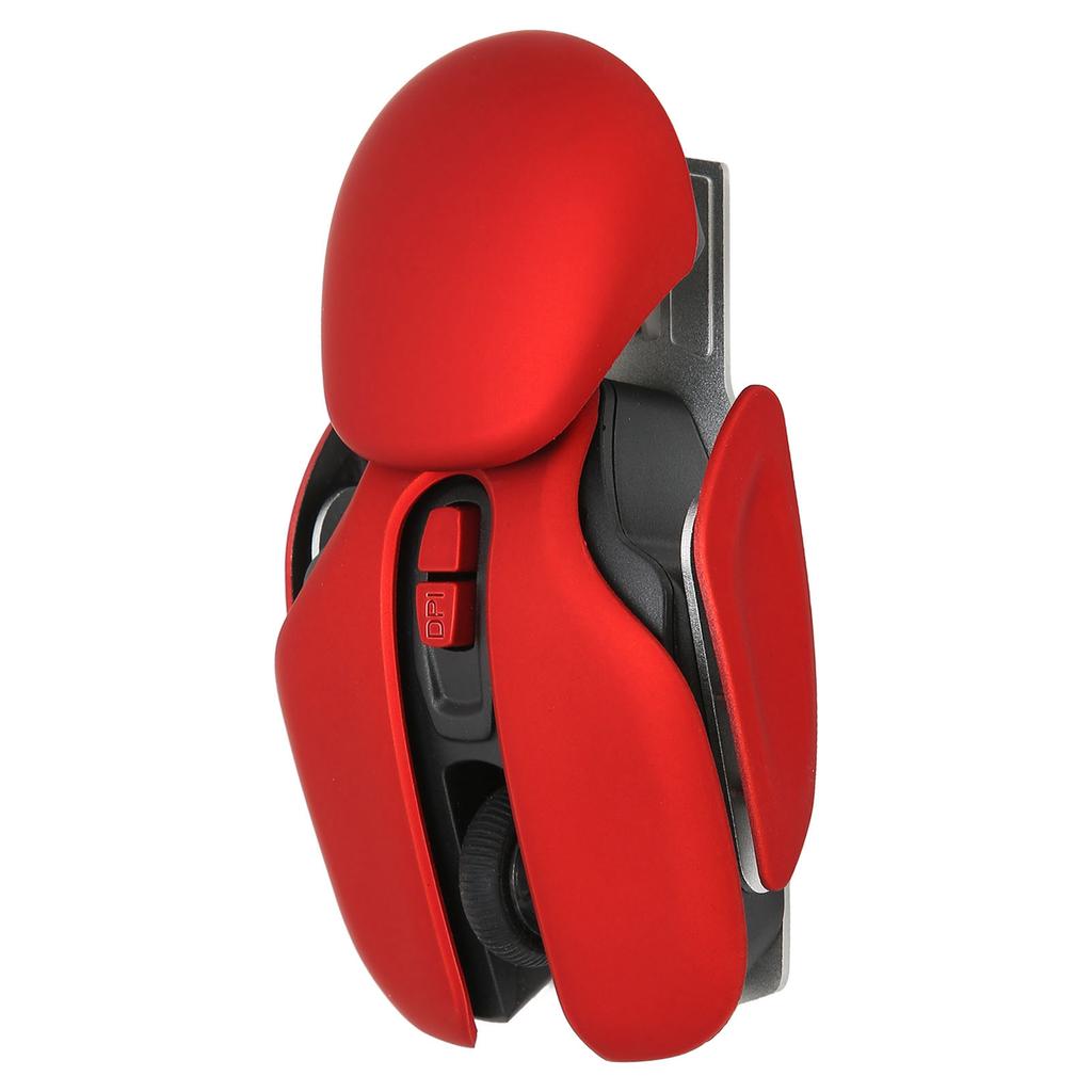 Ergonomic Wireless Mouse Inbuilt Battery Adjustable DPI Electroplating Process Integrated Design