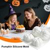 Pumpkin Silicone Mold Thanksgiving Fall Theme Ice Cubes Tray Silicone Mold Making Muffin Chocolate Harvest Cake Decoration Mould