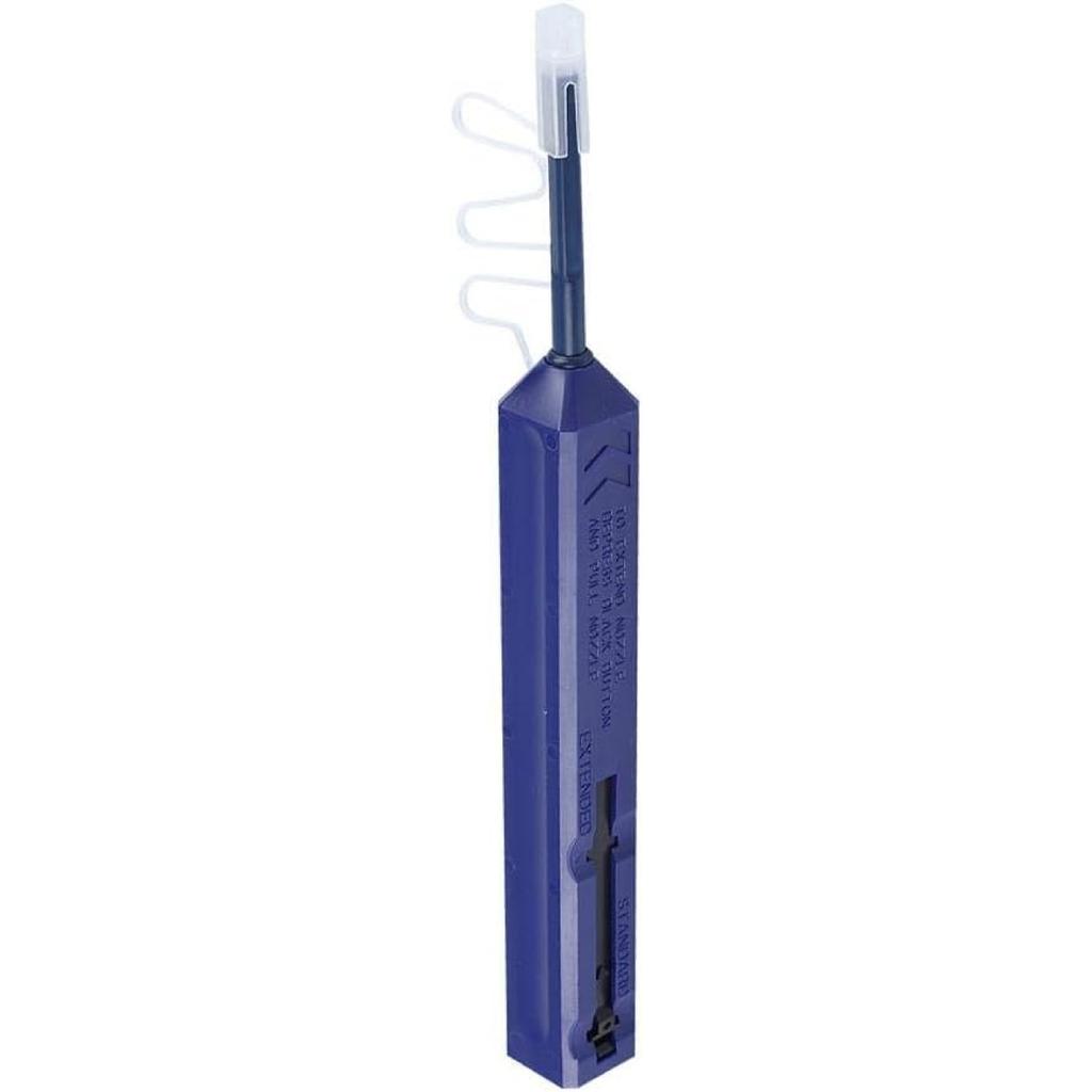 Mugast 1.25MM Cleaner, Fiber Optic Cleaning Pen for LC/MU Connectors, 95% Cleanliness, Blue