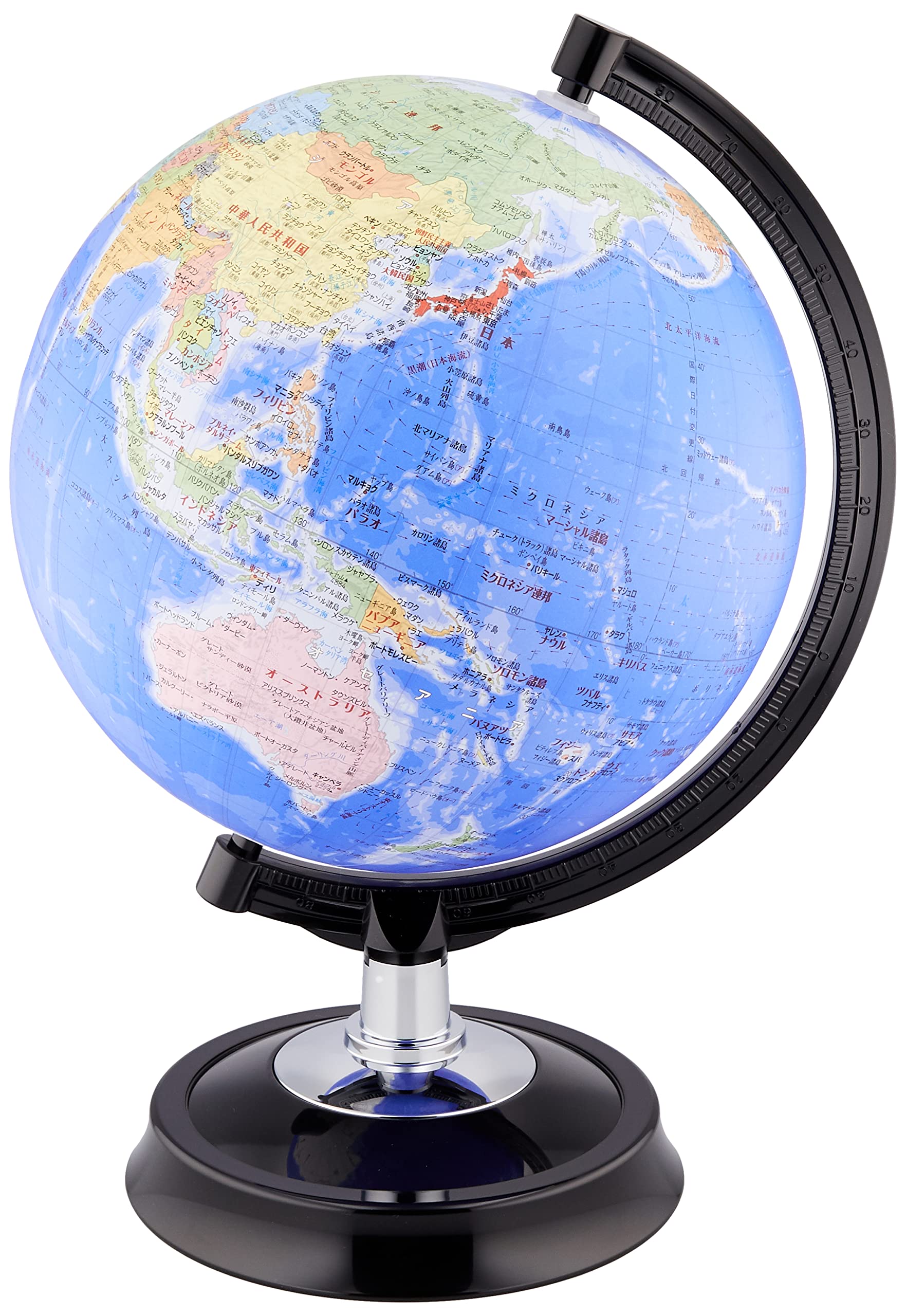 

Showa Carton Globe GBPA26 Administrative Map Type Sphere Diameter 26cm Japan Map Included