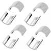 8 PCS Handlebar Shim,7/8" To 1" Aluminum Alloy Motorcycle Bar Spacer for 22 Mm Diameter Motorcycle Handlebars