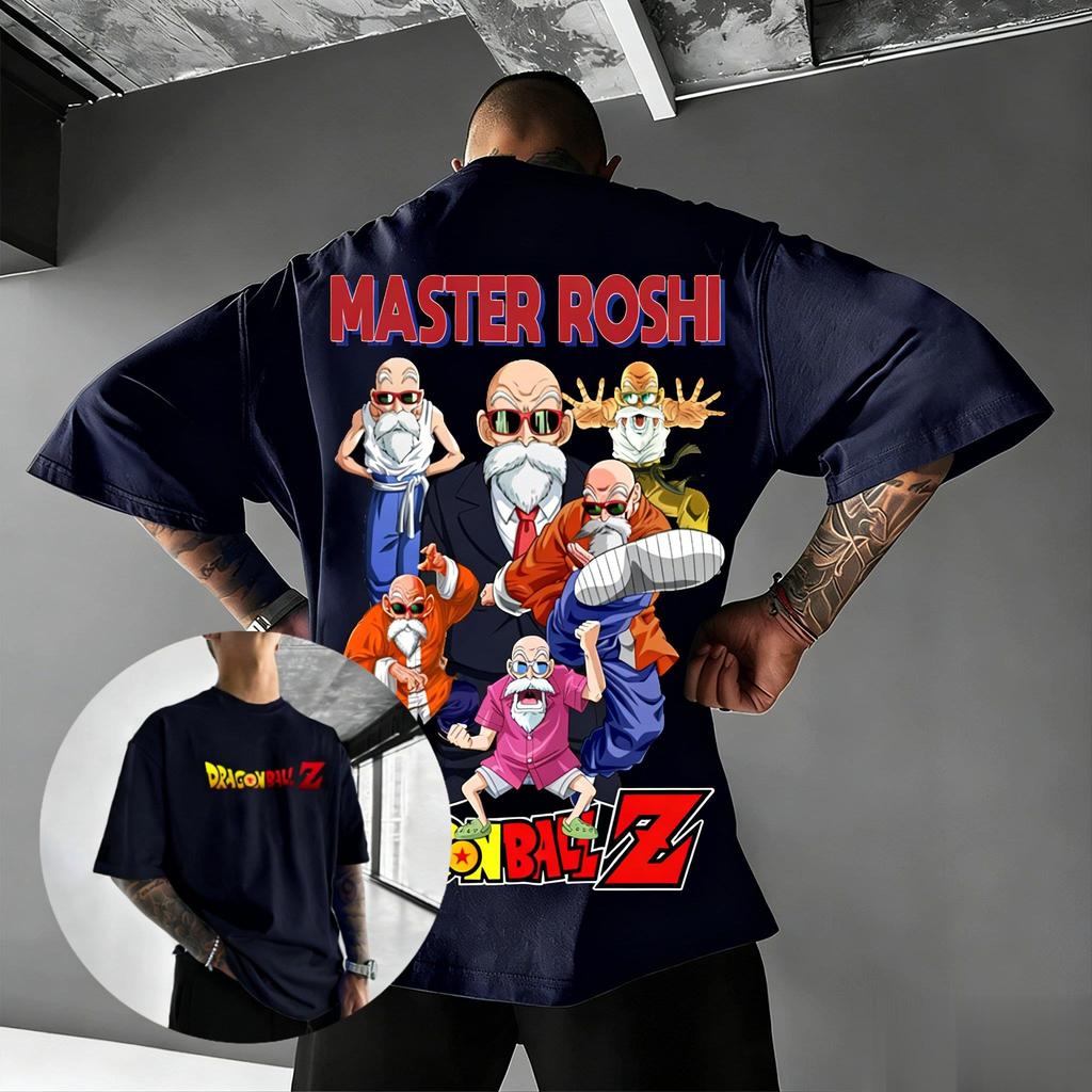 Dragon Ball Z Master Roshi Anime T Shirt Men Women Cotton Short Sleeve Tee Graphic Print Streetwear Casual Summer Tops 2026 Y2k