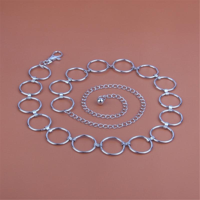 Metal Waist Chain for Women Belly Link Chain Belt Perfect for Dresses and Casual Outfits Waistband with Adjustable Clasp