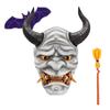 2024 New Japanese Resin Hannya Mask Red Devil Horns For Halloween Party Costume Accessories