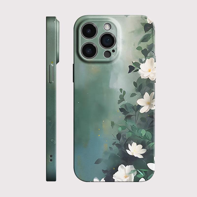 White Flower Phone Case for Oppo Realme C75 C63 C65 C67 C53 C55 C35 C33 C20 C21Y C30S 9 9i 8 8i Pro Plus 4G 5G Hard PC Cover