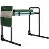 Garden Kneeling Pad and Seat, 150 kg Load Capacity, Garden Stool with Thick Padded Knee Area, Extendable Steel Legs