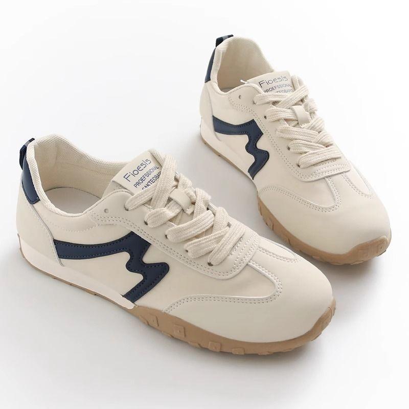 New Sports Leather Shoes, White Shoes, Versatile Casual Running, Soft, Lightweight, Non-slip and Delicate Women's Shoes