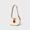 Bag Women's Autumn and Winter New Autumn Fashion High-End Contrast Saddle Bag Daily Commuter One Shoulder Crossbody Bag