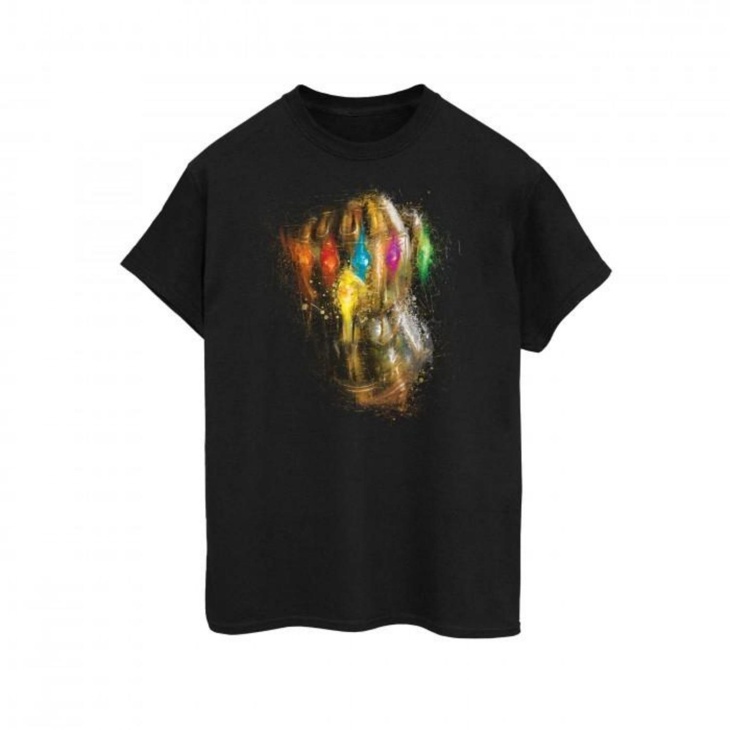 Avengers Endgame Mens Infinity Gauntlet Cotton T-Shirt S чёрный