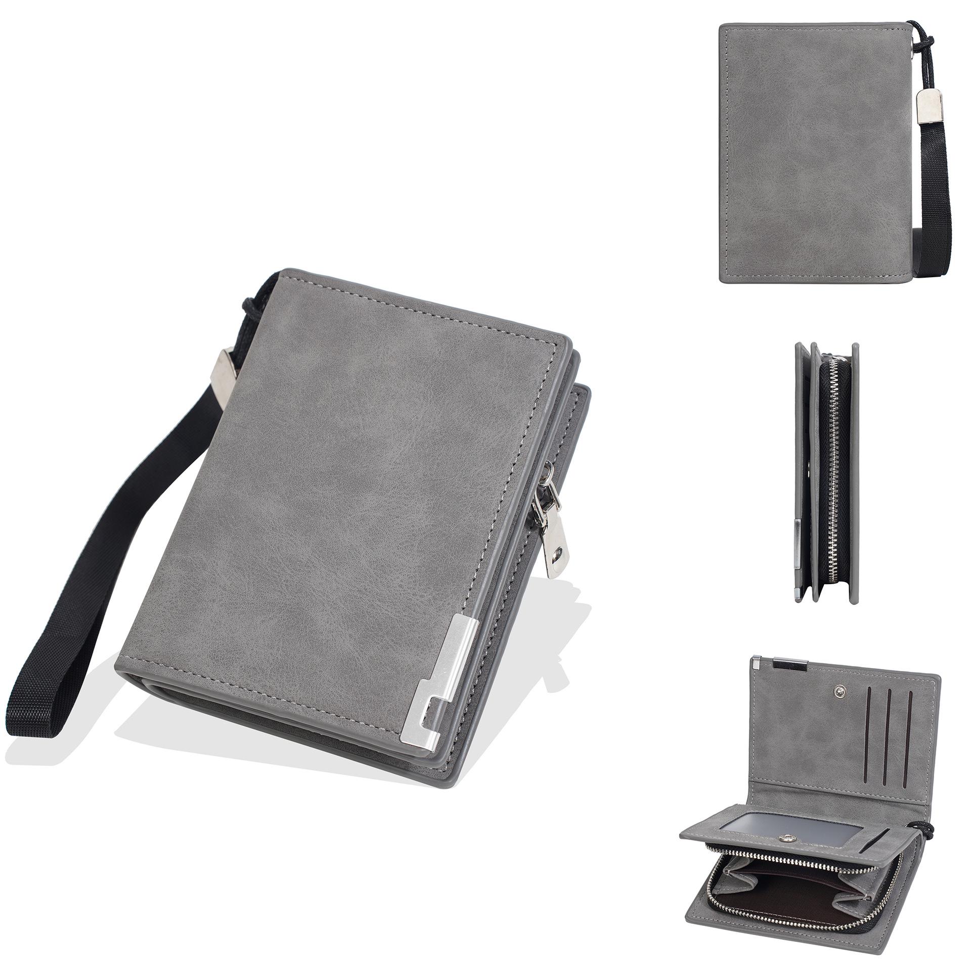 

Baellerry Женский Короткий Корейский Стиль Высококлассный Модный Кошелек-Визитница серый