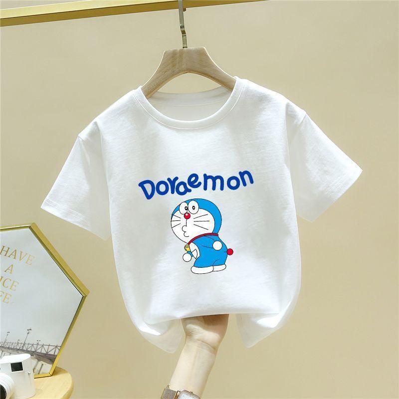 Kids Summer 100 Percent Cotton Short Sleeve T Shirt Boys Girls Baby Breathable Half Sleeve Top 80