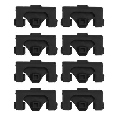 Lot de 8 pare-chocs en silicone pour friteuse - Pièces de rechange pour pare-chocs en silicone - Languettes en silicone pour vortex instantané