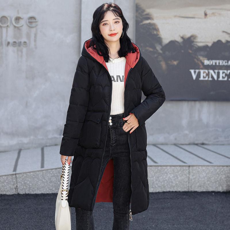 Women's Down Jackets Coat Winter Fashion Baggy Thick Warm Bubble Long Oversized Puffer Ladies Coat Cotton Padded Jackets Outwear
