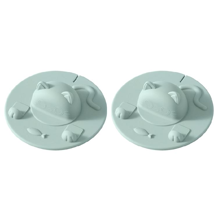 Coffee Mug Lid Lovely Cats Silicone Cup Lid Dustproof Camping Mug Covers for Hot and Cold Beverages Cup Easy To Clean