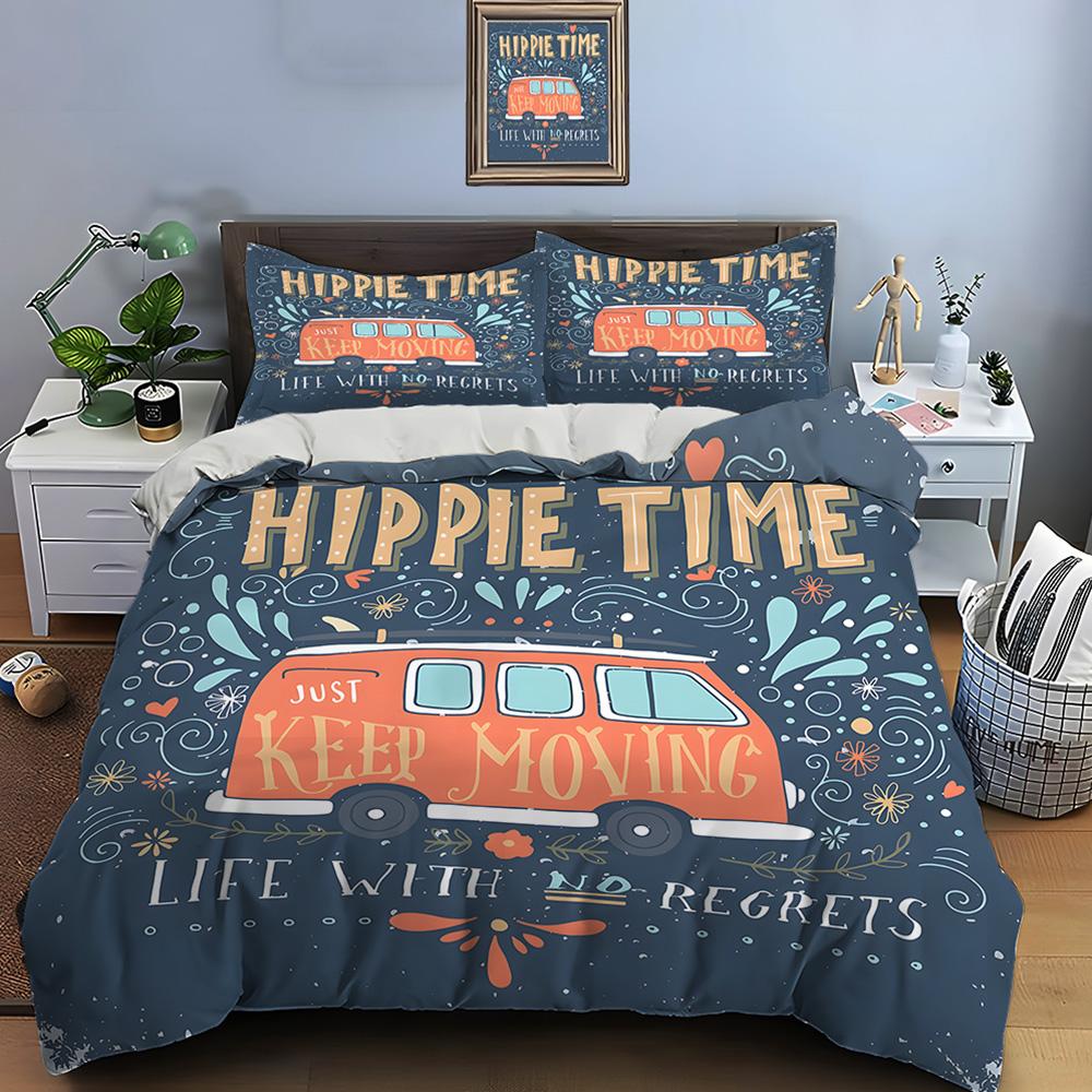 Outdoor camping enthusiasts Print Bedding Set Duvet Cover 1 Duvet Cover 2 Pillowcases Adult and Children Bedding Set Luxury Gift