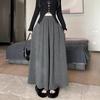 Women's Autumn Winter Clothes High Waist Wide Leg Pants Knit Long Dresss Skirts Pants For Women Trousers Streetwear