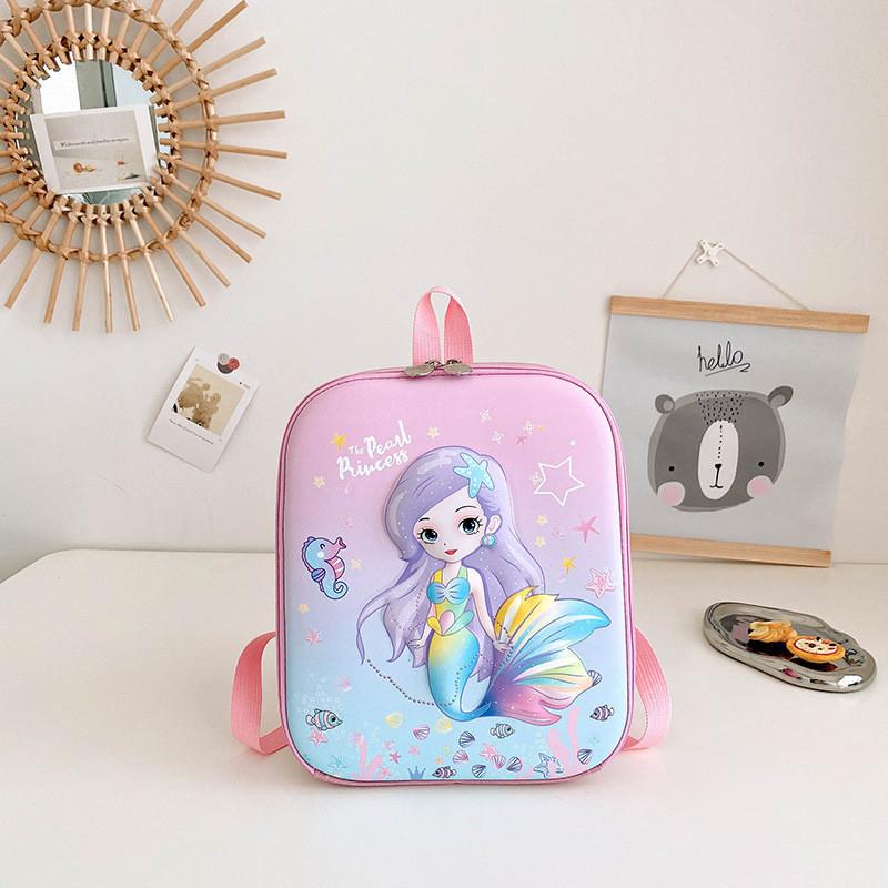 Adorable Cartoon Eva Backpack For Kids With Cute Princess Mermaid Design