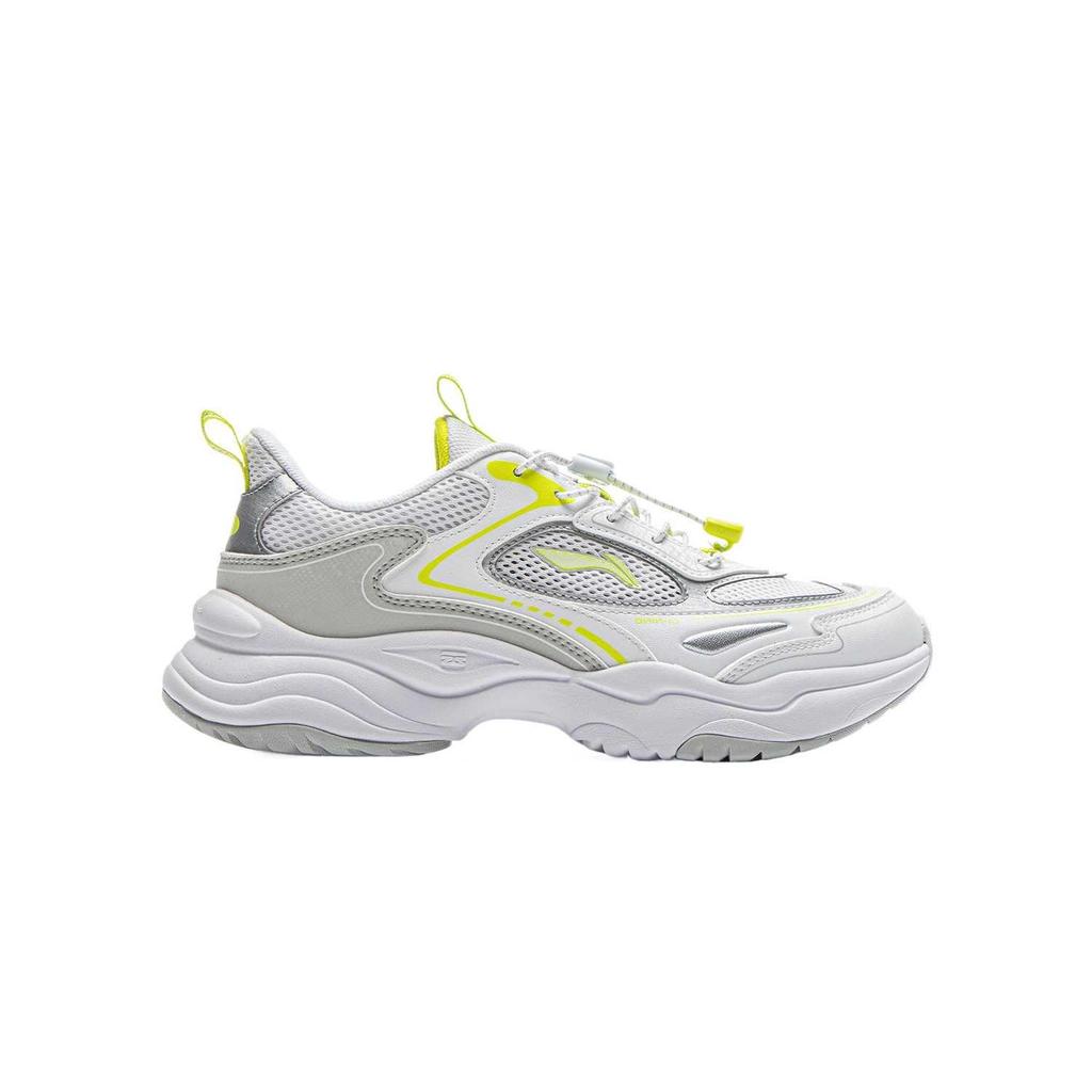 Li Ning Kids Sports Lifestyle Series Synthetic Leather Comfortable Stylish Simple Shock Absorption Low Top Casual Shoes Men Casual Shoes YKCV074-5