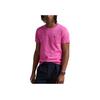 Polo Ralph Lauren Einfarbiges T-Shirt mit Pony-Stickerei Rundhalsausschnitt Herren Tops Rosa 710671426-293