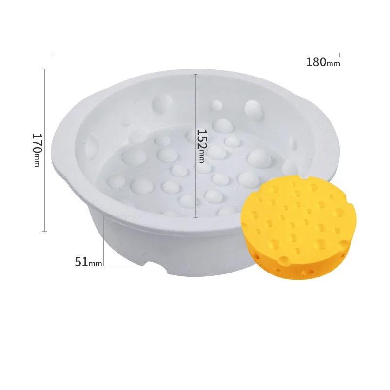 Silicone Mold Baking Accessories Chocolate Cake Mold Stylish Design Mousse Fudge Dessert Pastry Baking Decoration Tool Baking Pan Cheese Shape
