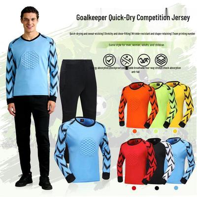 Maillot de Gardien de But Anti-Collision à Séchage Rapide - Tailles Adulte & Enfant Personnalisables pour l'Entraînement & les Matchs