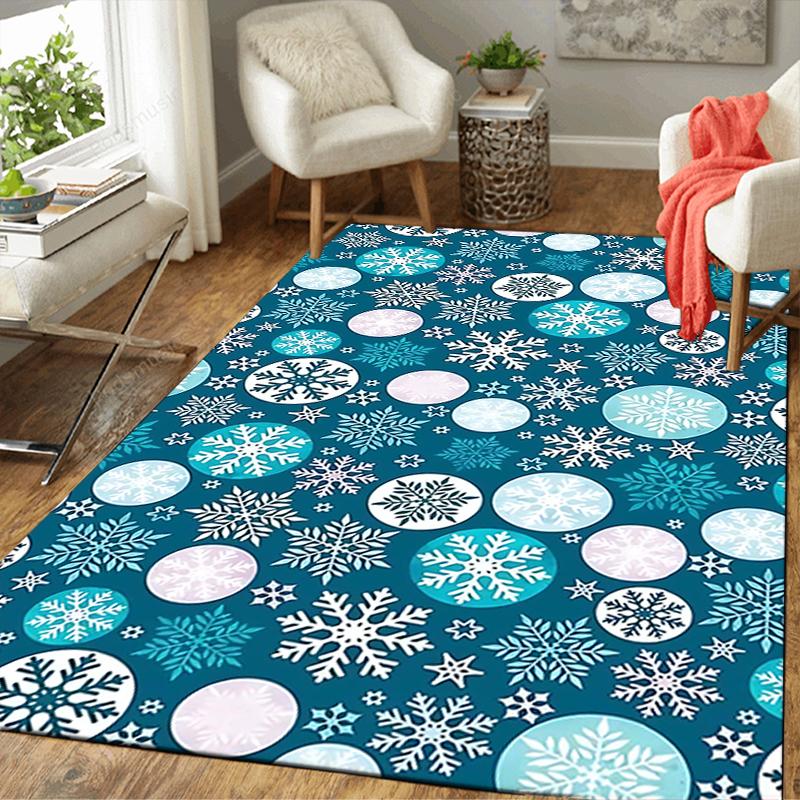 1Pc Christmas Candy Canes Rug Office Carpet Indoor Outdoor Doormat Nonslip Soft And Comfortable Living Room Christmas Halloween Gift D9186