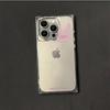Clear Square Back Tube Case Protection For iPhone 12 13 15 Plus 14 Pro Max 16 ProMax 11 Anti-Oxygen,Big Rabbit Head Pattern Casing