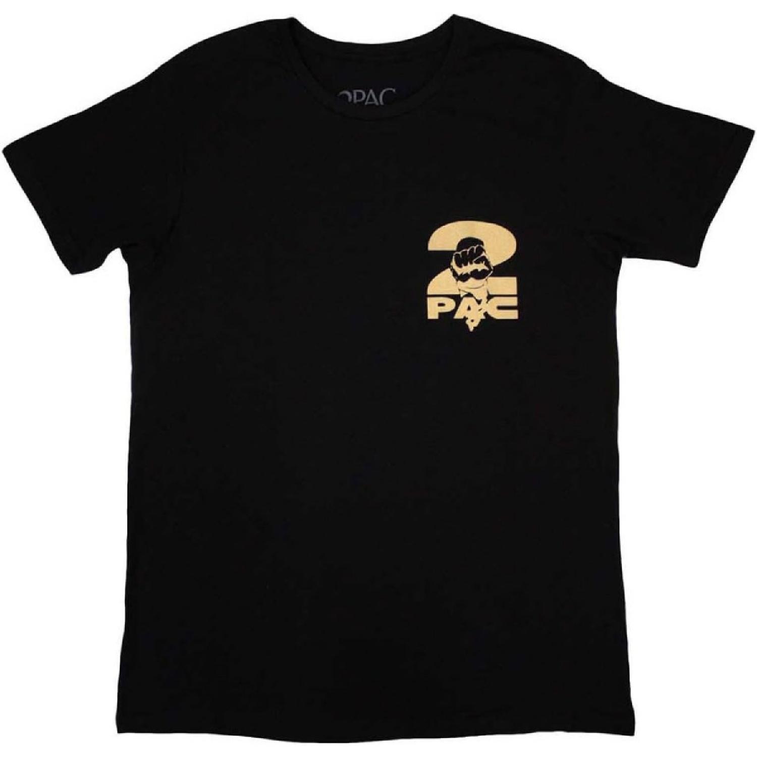 

Tupac Platinum Logo T Shirt Black XXXXXL чорний