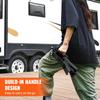 Wheel Chock Stabilizer 2 Sets for RV Travel Trailers with Ratchet Wrench