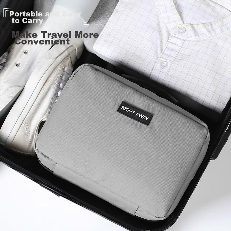 Lehuolvxing Toiletry Bag for Men, Travel Makeup Organizer, Portable Large Capacity Wash Bag for Business Trips And Bathing