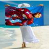 Ultra-Soft Beach Towel with Iron-Man Theme,Ideal for Pool - Camping, Diving - Perfect Travel Essential, Vibrant Beach Towel.