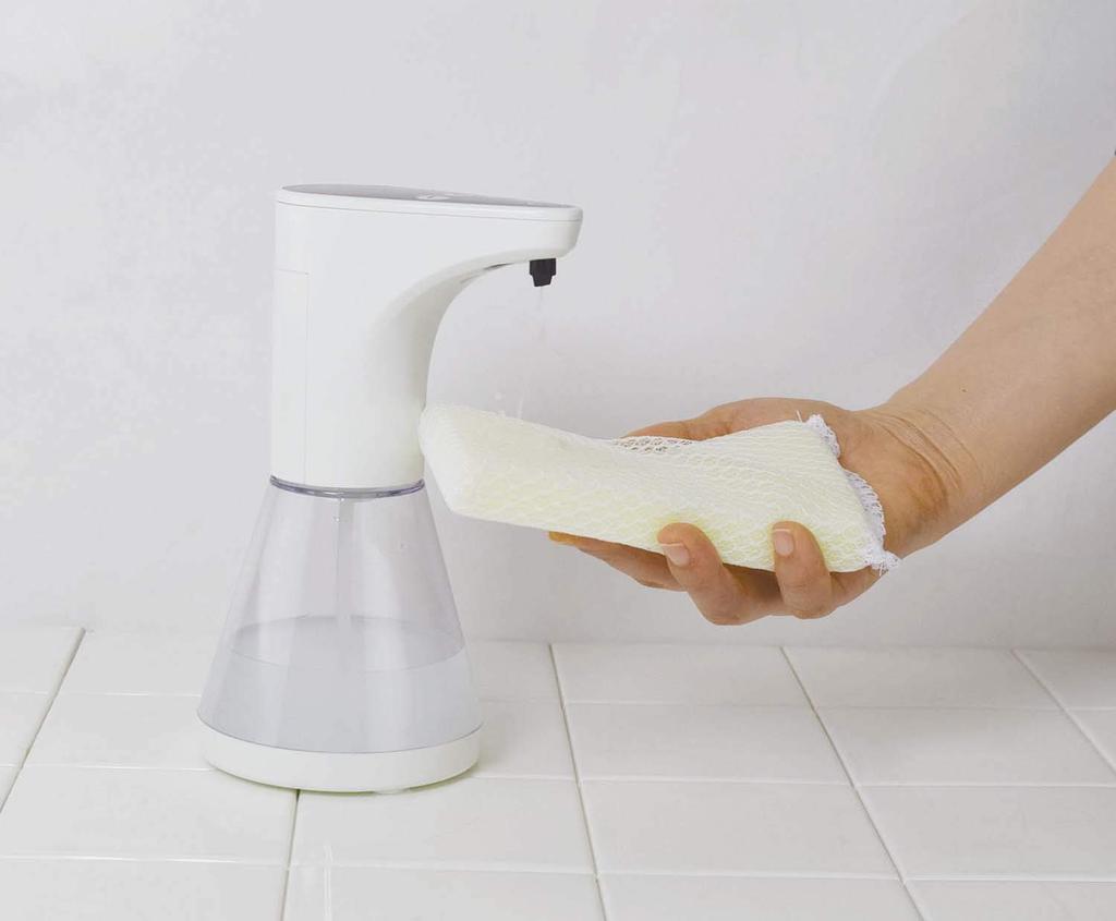 Fine Soap Dispenser, 480ml Hand Soap, Automatic, 5-Level Dispensing Adjustment, FIN-739